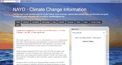 Desktop Screenshot of climate.nayd.org
