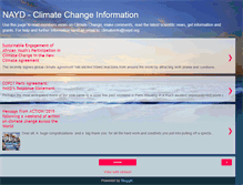 Tablet Screenshot of climate.nayd.org