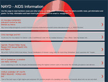 Tablet Screenshot of aids.nayd.org
